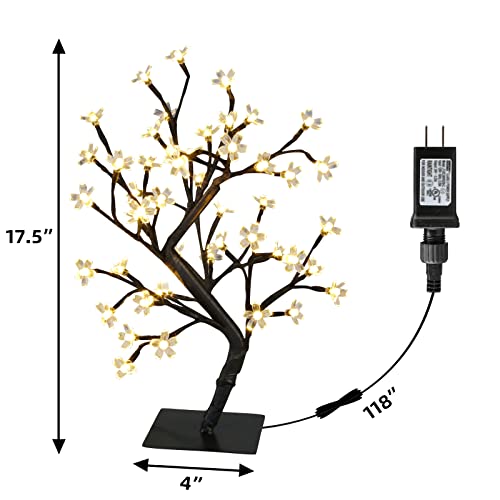 17.5 Inch Lighted Cherry Blossom Tree