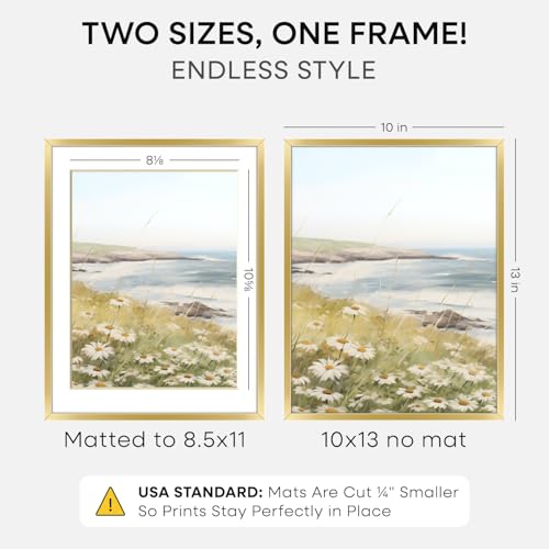 10x13 Gold Picture Frame