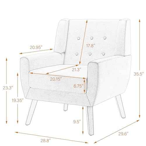 PU Leather Accent Chairs Set of 2 (2 Count)