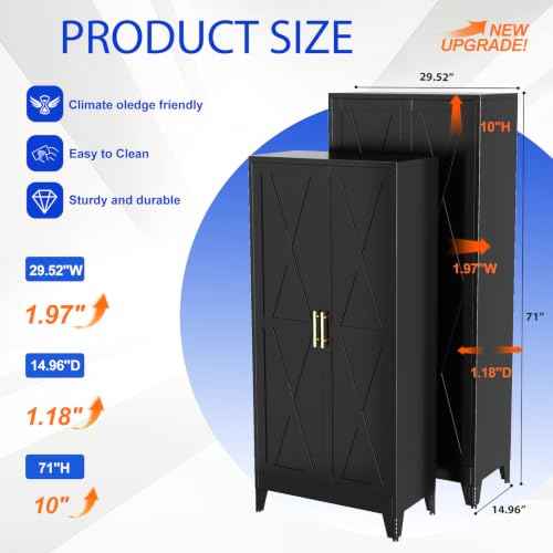 71" Tall Kitchen Pantry Cabinet