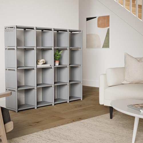 Book Shelf 16 Cube Storage Organizer (16 Count)