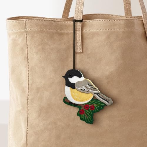 Winter Handmade Chickadee HeartFelt Charm Card