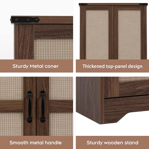 Wooden Armoire Wardrobe Closet with Drawers