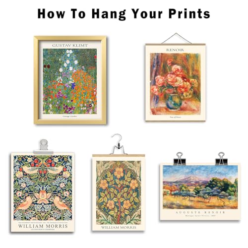 16 PCS Vintage Eclectic Wall Art Decor (16 Count)