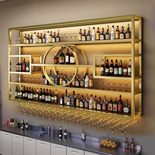 110in Large Wall Mounted Wine Rack