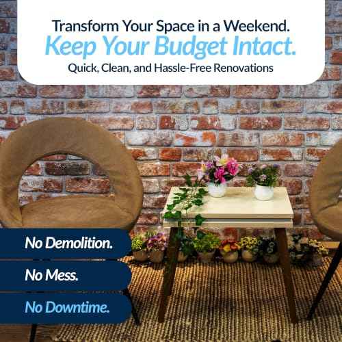 3D Wall Panels Faux Brick (10 Count)