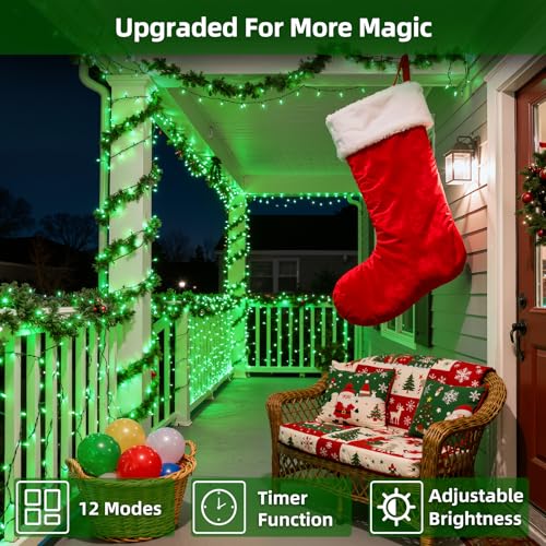 300 LED 75FT Christmas String Lights (75 Foot)