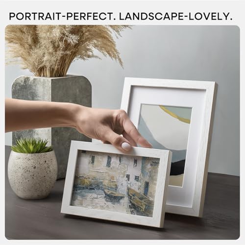 5x7 White Oak Picture Frame