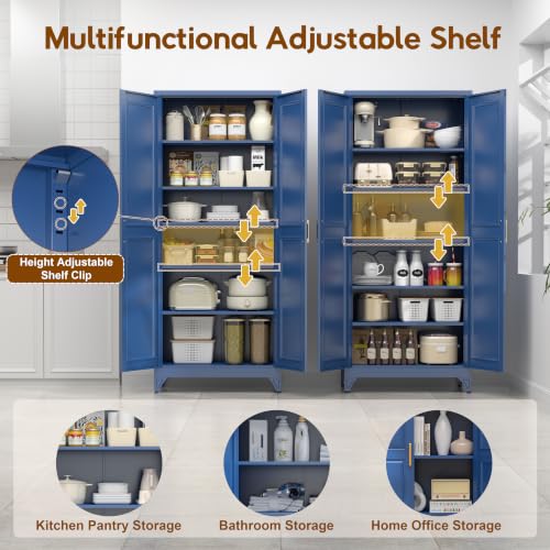 75" Kitchen Pantry Cabinet