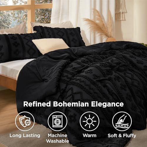 Tufted Boho Comforter Set Full Size