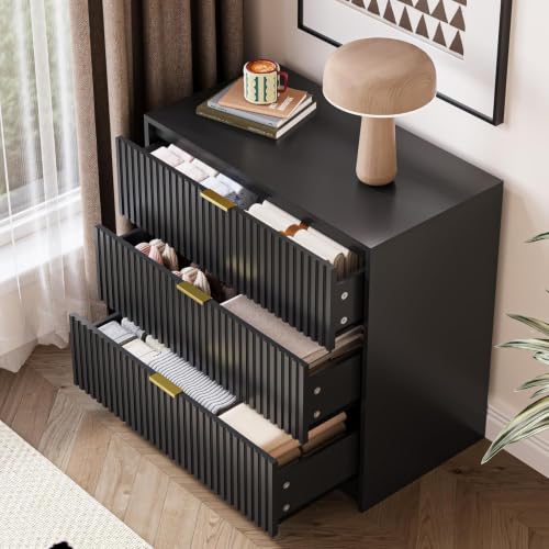 3 Drawer Nightstand Set of 2