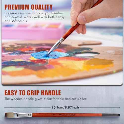 14pcs Acrylic Paint Brushes (14 Count)