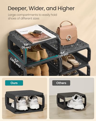 Shoe Rack 12 Tiers (2 Count)