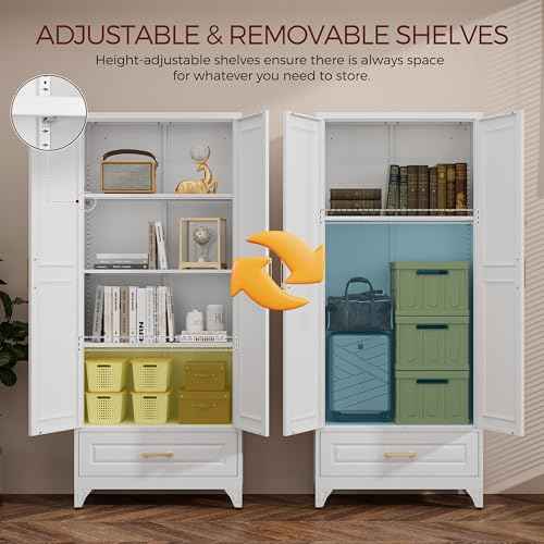 75" Kitchen Pantry Cabinet