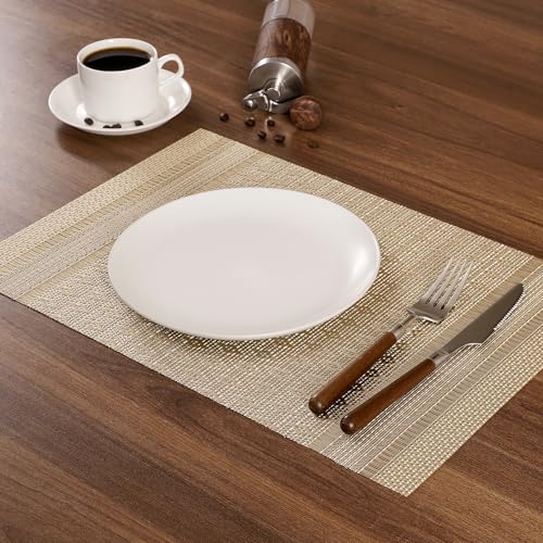 Stardust Yellow Placemats Set of 4 (4 Count)