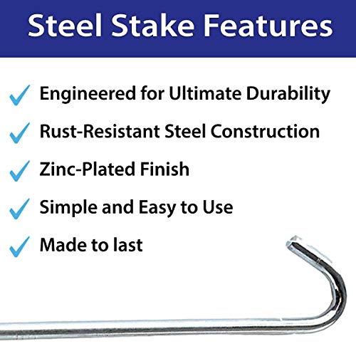 Steel Tent Hook Stakes (4 Count)