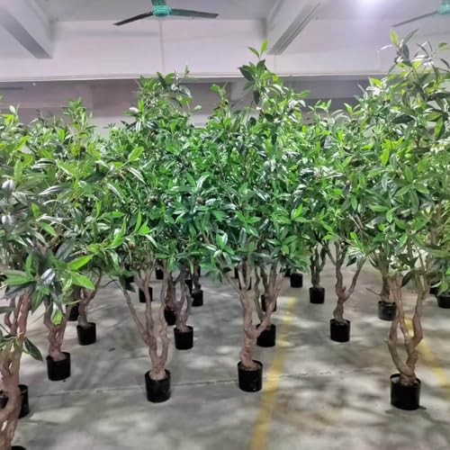 7.5ft Large Realistic Artificial Olive Tree with Olives