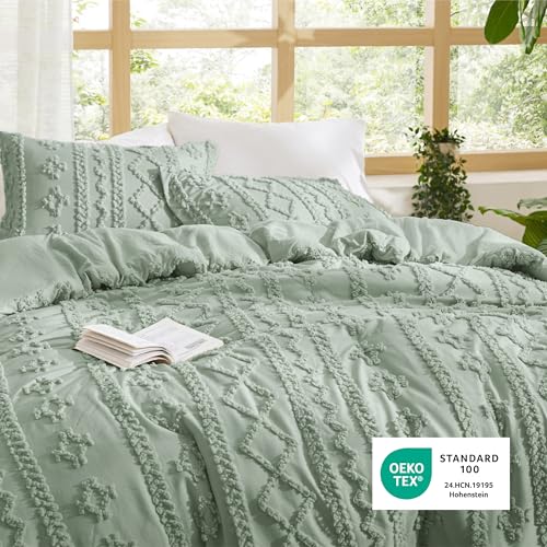 Tufted Boho Comforter Set King Size