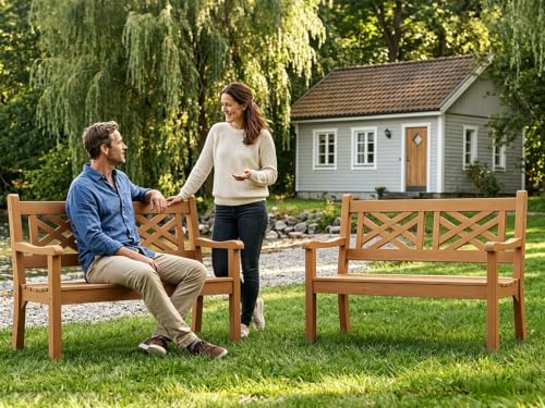 49" All Weather Poly Lumber Outdoor Garden Bench