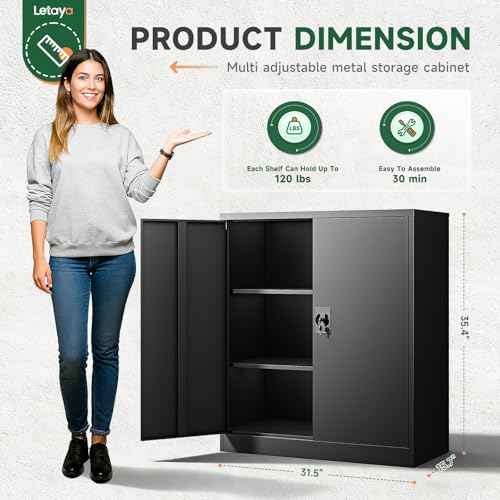 Metal Storage Cabinets with Lock Door