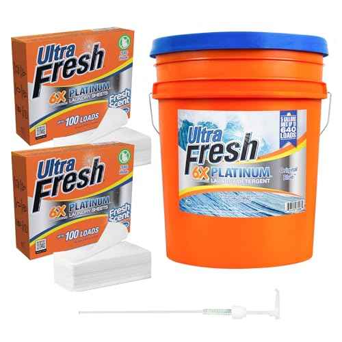 6X Platinum 5 Gal Laundry Detergent (640 Fl Oz)