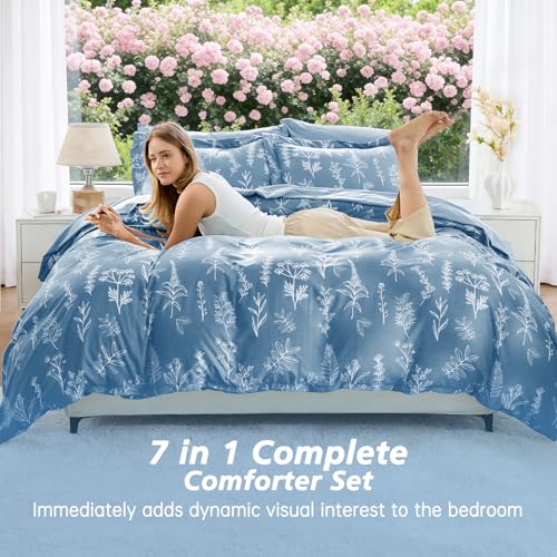 Ice Blue Full Comforter Set