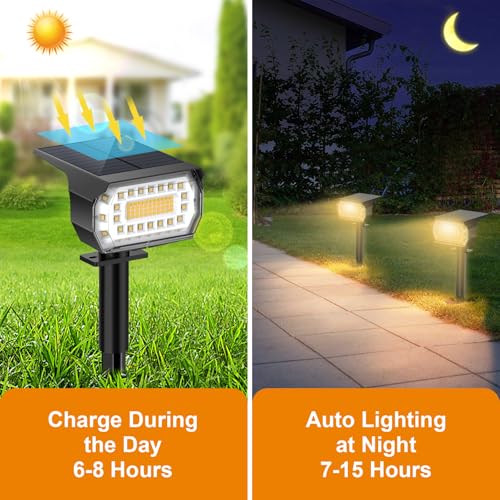 Solar Spot Lights Outdoor (12 Count)