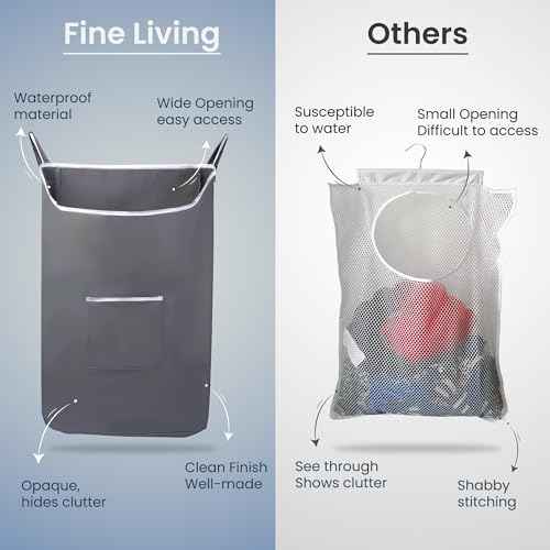 TFLC Over the Door Hanging Laundry hamper bag