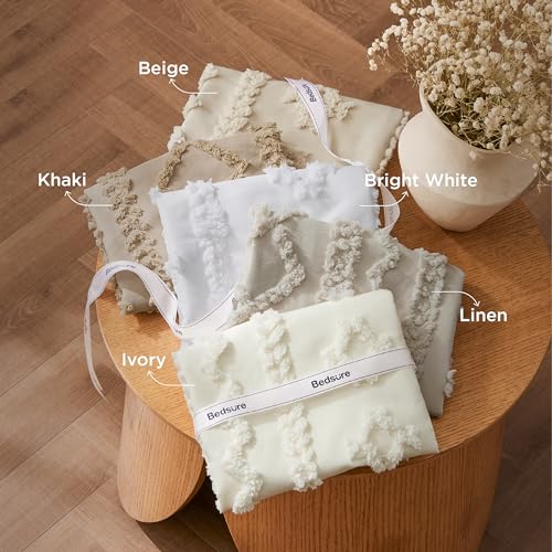 Tufted Boho Comforter Set Queen Size