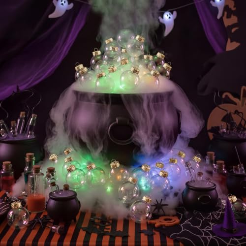 32 Pcs 1'' Mini Glass Halloween Ornament (32 Count)