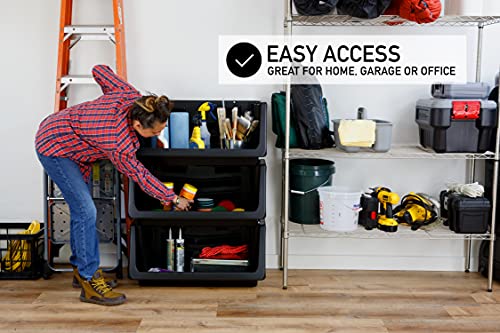 Heavy Duty Nesting Stack Bins (3 Count)