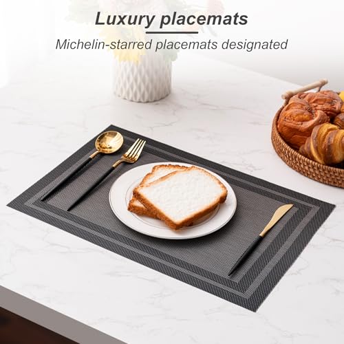Placemats Set of 6 Washable Indoor (6 Count)