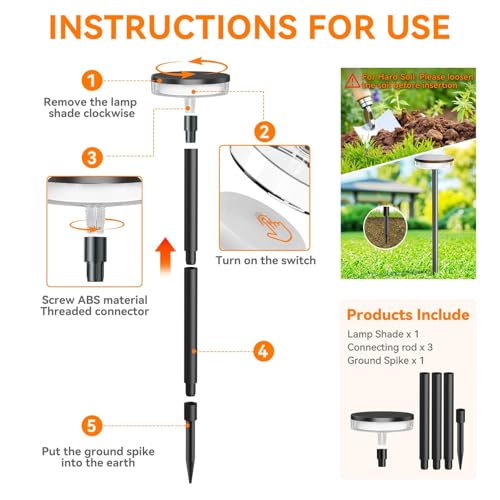 Solar Pathway Lights Outdoor