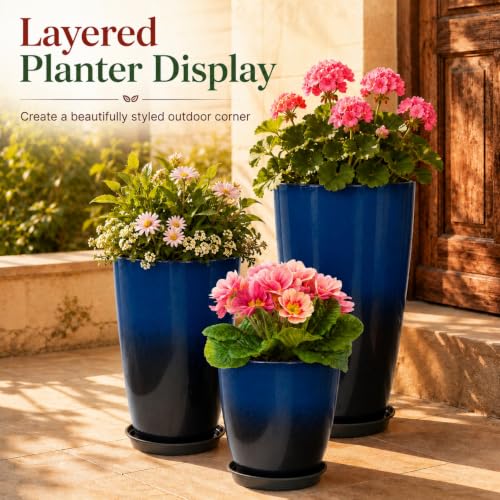 Set of 3 Tall Planter (3 Count)