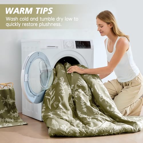 Olive Green Full Comforter Set