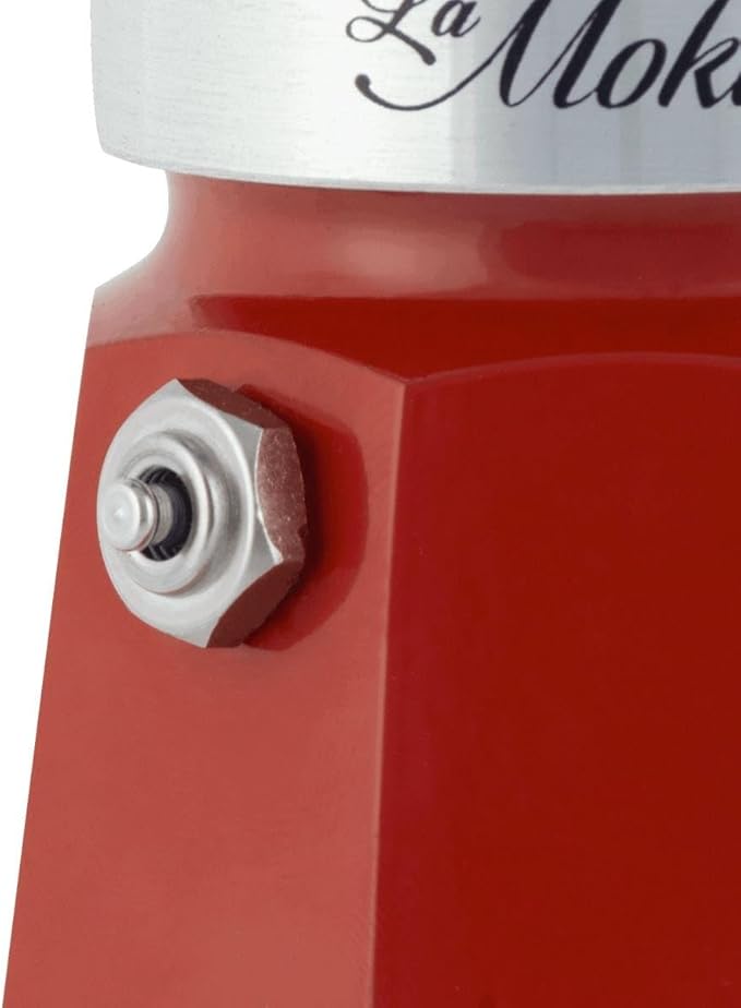 Bialetti Moka Express Iconic Italian Stovetop Espresso Maker (Green/Red, Makes 1/2 Cups)