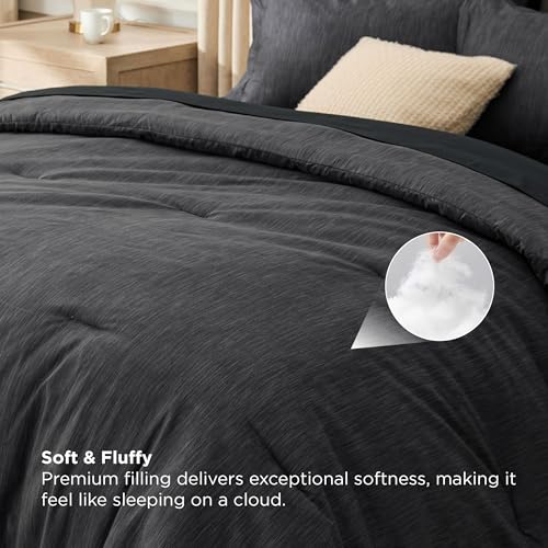 Queen Comforter Set Black