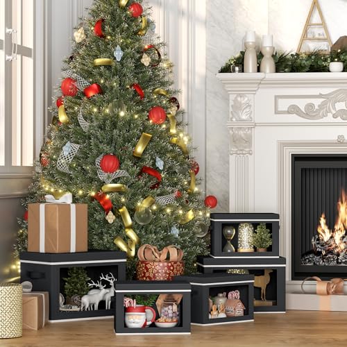 Storage Bins with Lids (3 Count)