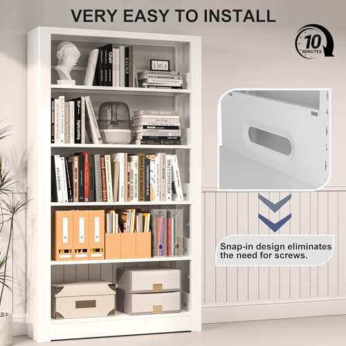 White Bookshelf