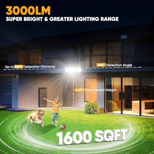 Solar Lights Outdoor Waterproof Motion Sensor (3 Count)