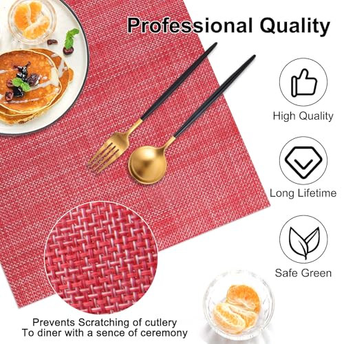 Vinyl Placemats Set of 8 (4 Count)