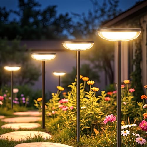 Solar Pathway Lights Outdoor (6 Count)