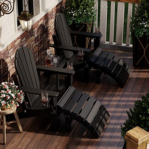 Folding Plastic Adirondack Ottoman