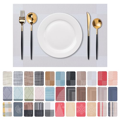 Placemats Set of 6 Washable Indoor (6 Count)