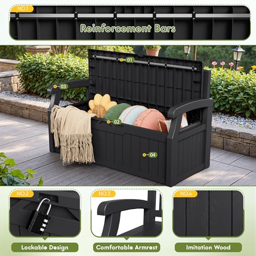 80 Gallon Deck Box Storage Bench