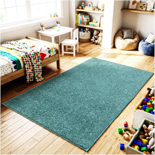 Soft & Colorful 3' Round Kids Classroom Area Rug (3 Sq Ft)