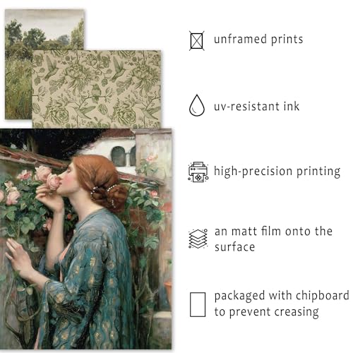 16 PCS Vintage Wall Art Decor (16 Count)
