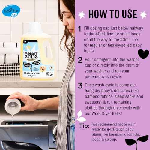 Baby Liquid Laundry Detergent (52 Fl Oz)