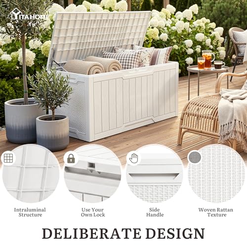 100 Gallon Large Outdoor Deck Box