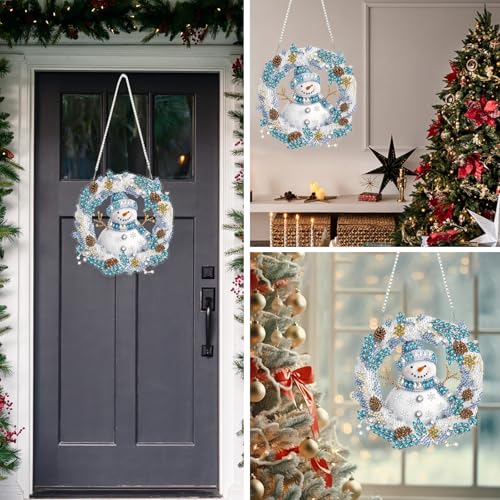 Snowman Diamond Art Hanging Kits for Adult